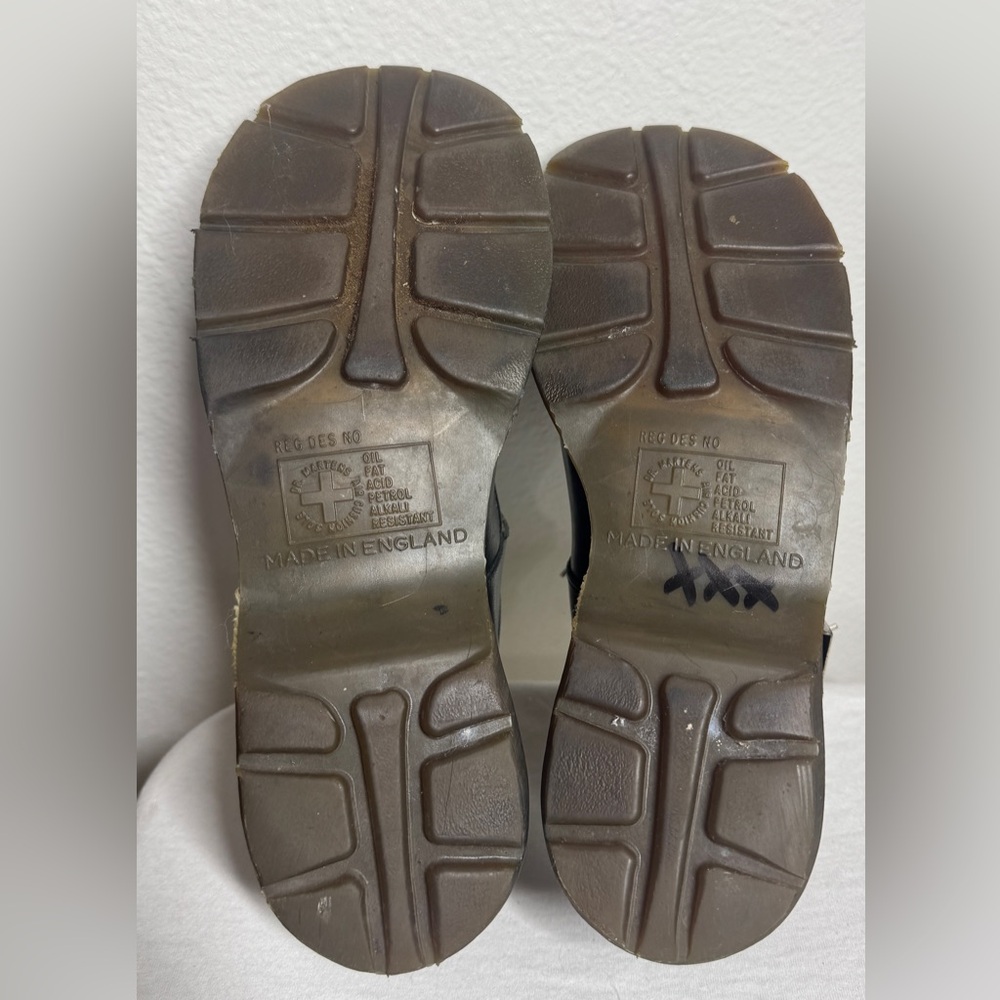 Vintage Dr. Martens 🇬🇧Made in England 8334 Chunky Platform Black Mary Janes US 7 - Picture 16 of 16